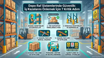 Depo Raf Sistemlerinde Güvenlik: İş Kazalarını Önlemek İçin 7 Kritik Adım
