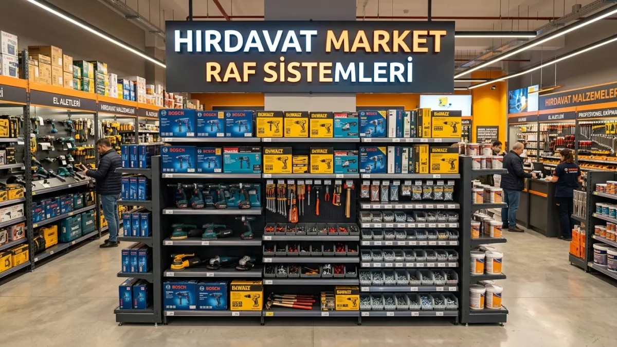 Hırdavat Market Raf Sistemleri: İhtiyaçlarınıza Uygun Çözümler