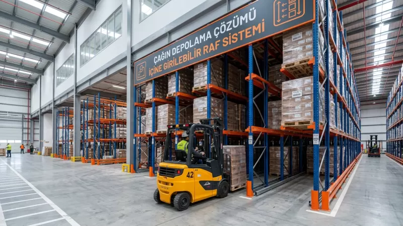 Çağın Depolama Çözümü: İçine Girilebilir Raf Sistemi