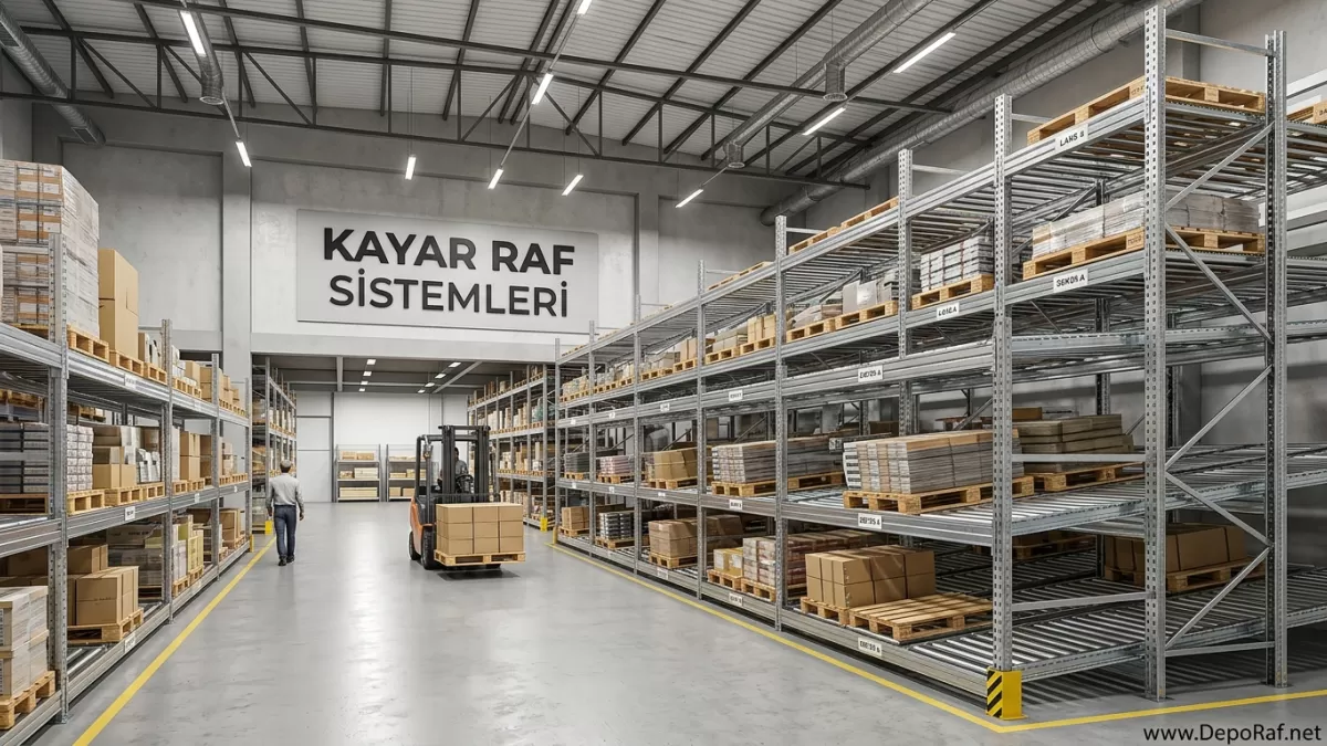 Kayar Raf Sistemleri: İşyerindeki Depolama Verimliliğini Artırın
