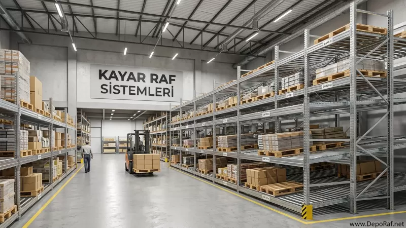 Kayar Raf Sistemleri: İşyerindeki Depolama Verimliliğini Artırın