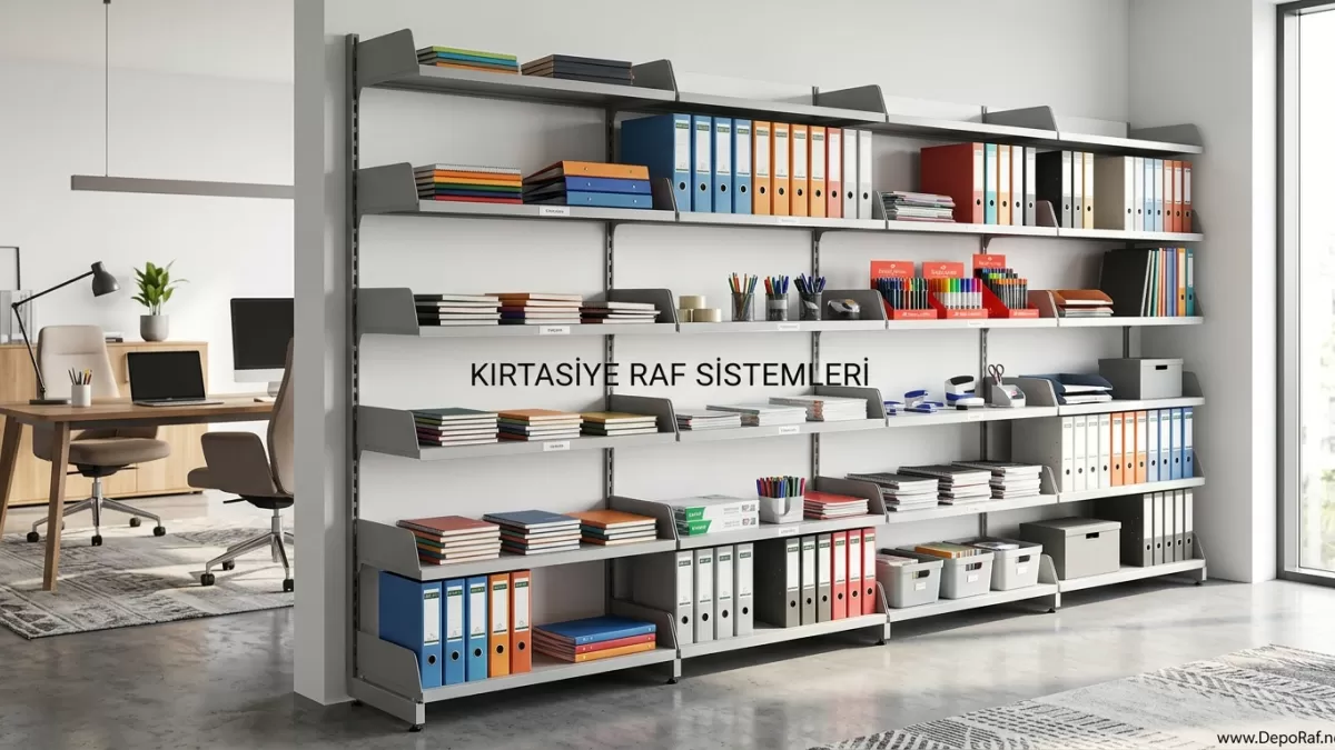 Kırtasiye Raf Sistemleri: Ofis Düzeninizi Mükemmelleştirin