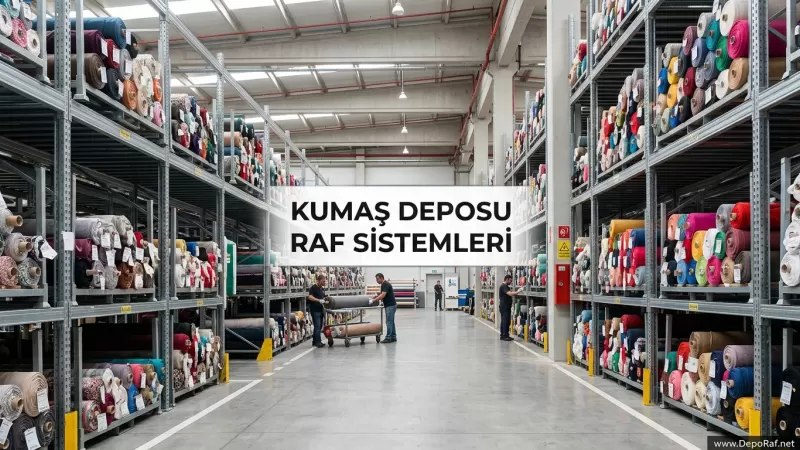 Kumaş Deposu Raf Sistemleri: Verimlilik ve Organizasyon