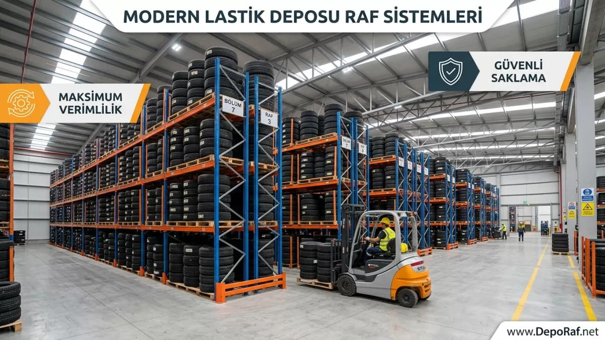 Lastik Deposu Raf Sistemleri: Lastiklerin Güvenli Saklanması ve Verimliliği