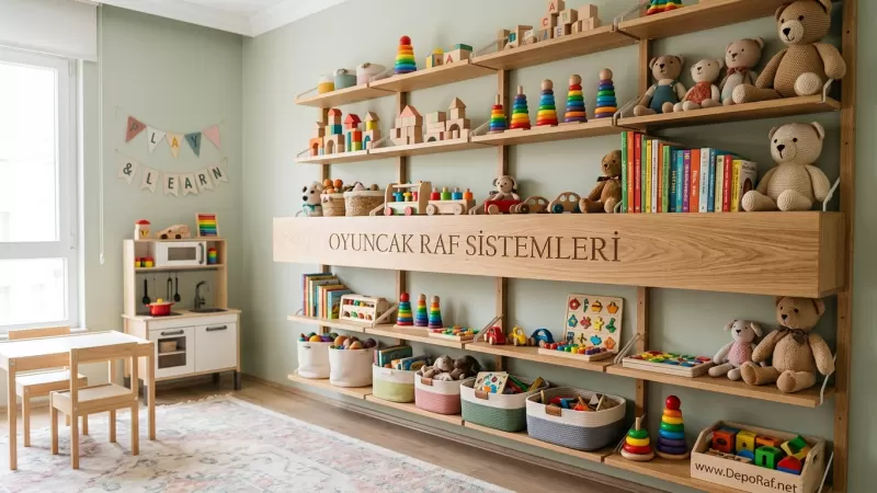 Oyuncak Raf Sistemleri: Çocuklarınız İçin Güvenli ve Düzenli Bir Oyun Alanı