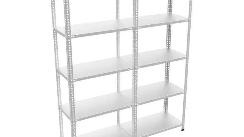 5 Katlı Double Galvaniz Çelik Raf. Arşiv, Dosya Depo Rafı