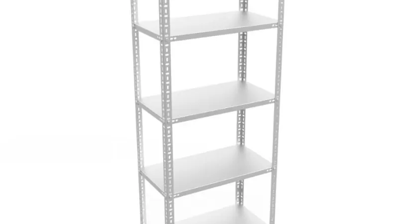 5 Katlı Galvaniz Çelik Raf. Depo, Dosya, Kiler  Rafı