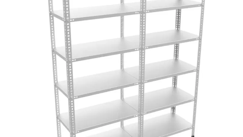 Double 6 Katlı Galvaniz Çelik Raf. Arşiv,Dosya,Depo Rafı