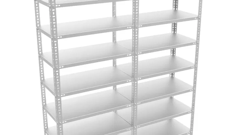 8 Katlı Double Galvaniz Çelik Raf. Arşiv, Dosya, Depo Rafı
